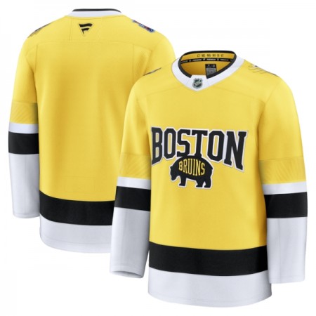 Boston Bruins tröja Customized Fanatics NHL Stadium Series Premium 2025-26 Gold - NHL Tröjor Herr