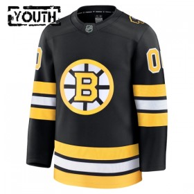 Boston Bruins tröja Customized Fanatics Premium 2025-26 Svart Hemma - NHL Tröjor Barn