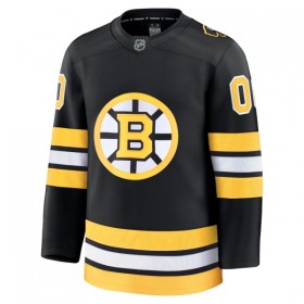 Boston Bruins tröja Customized Fanatics Premium 2025-26 Svart Hemma - NHL Tröjor Herr