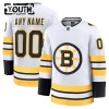 Boston Bruins tröja Customized Fanatics Premium 2025-26 Vit Borta - NHL Tröjor Barn