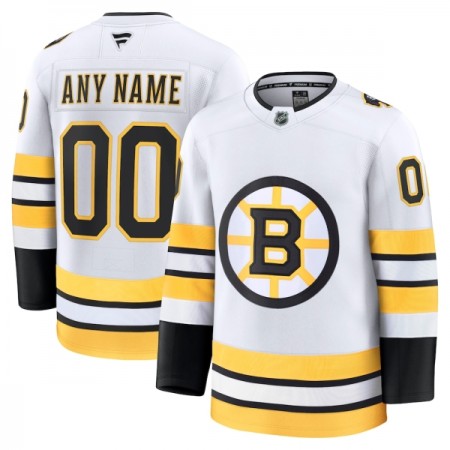 Boston Bruins tröja Customized Fanatics Premium 2025-26 Vit Borta - NHL Tröjor Herr Boston Bruins tröja Customized Fanatics Premium 2025-26 Vit Borta - NHL Tröjor Herr