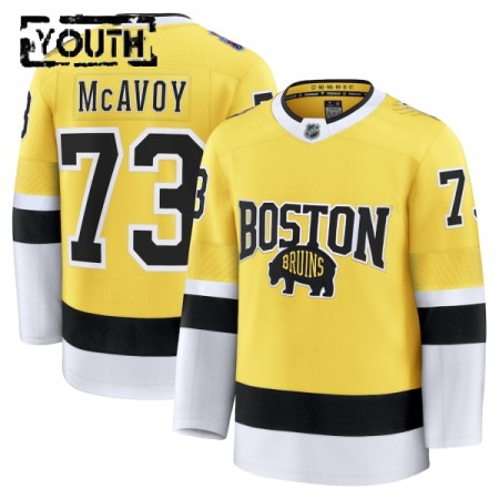Boston Bruins tröja Fanatics NHL Stadium Series Premium Charlie Mcavoy 2025-26 Gold - NHL Tröjor Barn Boston Bruins tröja Fanatics NHL Stadium Series Premium Charlie Mcavoy 2025-26 Gold - NHL Tröjor Barn