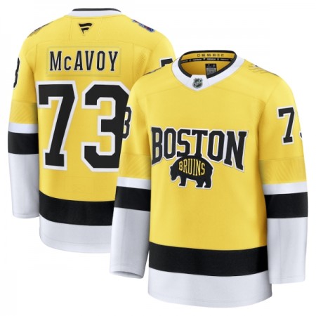 Boston Bruins tröja Fanatics NHL Stadium Series Premium Charlie Mcavoy 2025-26 Gold - NHL Tröjor Herr Boston Bruins tröja Fanatics NHL Stadium Series Premium Charlie Mcavoy 2025-26 Gold - NHL Tröjor Herr
