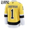Boston Bruins tröja Fanatics NHL Stadium Series Premium Jeremy Swayman 2025-26 Gold - NHL Tröjor Barn