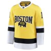 Boston Bruins tröja Fanatics NHL Stadium Series Premium Jeremy Swayman 2025-26 Gold - NHL Tröjor Herr