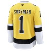 Boston Bruins tröja Fanatics NHL Stadium Series Premium Jeremy Swayman 2025-26 Gold - NHL Tröjor Herr