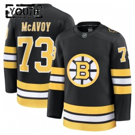 Boston Bruins tröja Fanatics Premium Charlie Mcavoy 2025-26 Svart Hemma - NHL Tröjor Barn