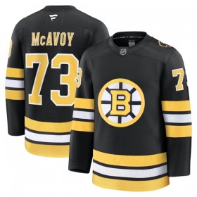 Boston Bruins tröja Fanatics Premium Charlie Mcavoy 2025-26 Svart Hemma - NHL Tröjor Herr