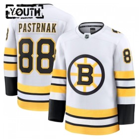 Boston Bruins tröja Fanatics Premium David Pastrnak 2025-26 Vit Borta - NHL Tröjor Barn