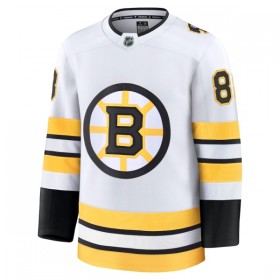Boston Bruins tröja Fanatics Premium David Pastrnak 2025-26 Vit Borta - NHL Tröjor Herr