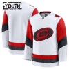 Carolina Hurricanes tröja Customized Fanatics Premium 2025-26 Vit Borta - NHL Tröjor Barn