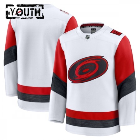 Carolina Hurricanes tröja Customized Fanatics Premium 2025-26 Vit Borta - NHL Tröjor Barn