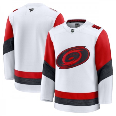 Carolina Hurricanes tröja Customized Fanatics Premium 2025-26 Vit Borta - NHL Tröjor Herr