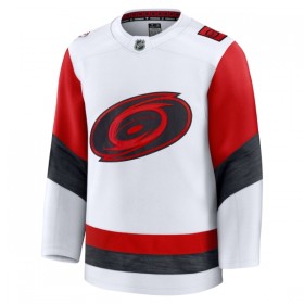 Carolina Hurricanes tröja Customized Fanatics Premium 2025-26 Vit Borta - NHL Tröjor Herr