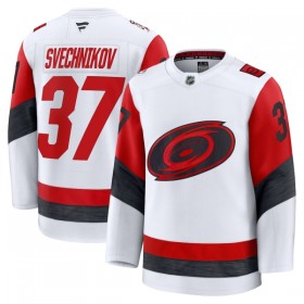 Carolina Hurricanes tröja Fanatics Premium Andrei Svechnikov 2025-26 Vit Borta - NHL Tröjor Herr