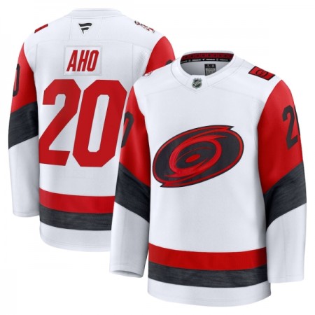 Carolina Hurricanes tröja Fanatics Premium Sebastian Aho 2025-26 Vit Borta - NHL Tröjor Herr Carolina Hurricanes tröja Fanatics Premium Sebastian Aho 2025-26 Vit Borta - NHL Tröjor Herr