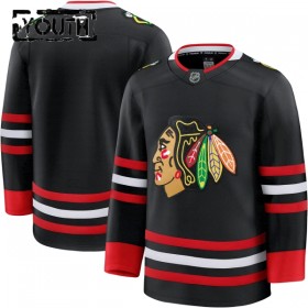 Chicago Blackhawks tröja Customized Fanatics Premium 2025-26 Svart Tredje - NHL Tröjor Barn