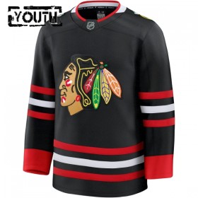 Chicago Blackhawks tröja Customized Fanatics Premium 2025-26 Svart Tredje - NHL Tröjor Barn