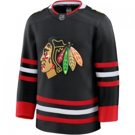 Chicago Blackhawks tröja Customized Fanatics Premium 2025-26 Svart Tredje - NHL Tröjor Herr