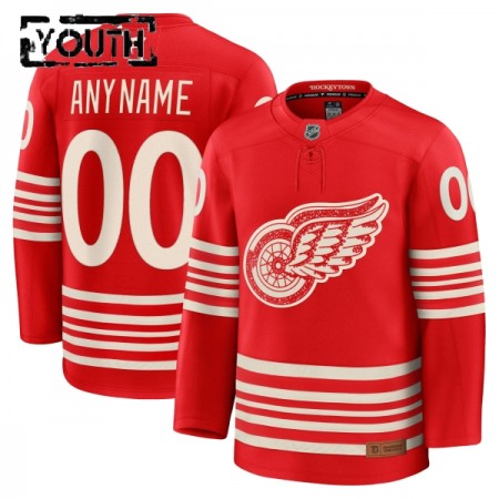 Detroit Red Wings tröja Customized Fanatics Centennial Premium 2025-26 Röd - NHL Tröjor Barn