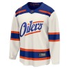 Edmonton Oilers tröja Customized Fanatics Premium 2025-26 Vit Tredje - NHL Tröjor Herr