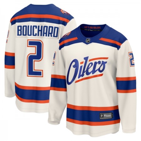 Edmonton Oilers tröja Fanatics Premium Evan Bouchard 2025-26 Vit Tredje - NHL Tröjor Herr Edmonton Oilers tröja Fanatics Premium Evan Bouchard 2025-26 Vit Tredje - NHL Tröjor Herr