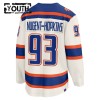 Edmonton Oilers tröja Fanatics Premium Ryan Nugent-Hopkins 2025-26 Vit Tredje - NHL Tröjor Barn