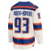 Edmonton Oilers tröja Fanatics Premium Ryan Nugent-Hopkins 2025-26 Vit Tredje - NHL Tröjor Herr