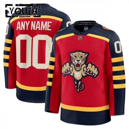 Florida Panthers tröja Customized Fanatics Premium 2025-26 Röd Winter Classic - NHL Tröjor Barn