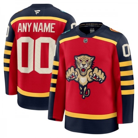 Florida Panthers tröja Customized Fanatics Premium 2025-26 Röd Winter Classic - NHL Tröjor Herr