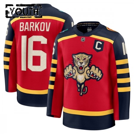 Florida Panthers tröja Fanatics Premium Aleksander Barkov 2025-26 Röd Winter Classic - NHL Tröjor Barn Florida Panthers tröja Fanatics Premium Aleksander Barkov 2025-26 Röd Winter Classic - NHL Tröjor Barn