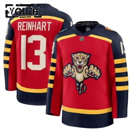 Florida Panthers tröja Fanatics Premium Sam Reinhart 2025-26 Röd Winter Classic - NHL Tröjor Barn Florida Panthers tröja Fanatics Premium Sam Reinhart 2025-26 Röd Winter Classic - NHL Tröjor Barn