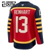Florida Panthers tröja Fanatics Premium Sam Reinhart 2025-26 Röd Winter Classic - NHL Tröjor Barn