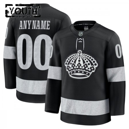 Los Angeles Kings tröja Customized Fanatics Premium 2025-26 Svart Tredje - NHL Tröjor Barn