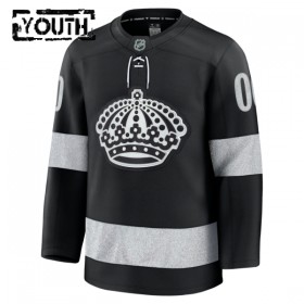 Los Angeles Kings tröja Customized Fanatics Premium 2025-26 Svart Tredje - NHL Tröjor Barn