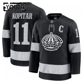 Los Angeles Kings tröja Fanatics Premium Anze Kopitar 2025-26 Svart Tredje - NHL Tröjor Barn