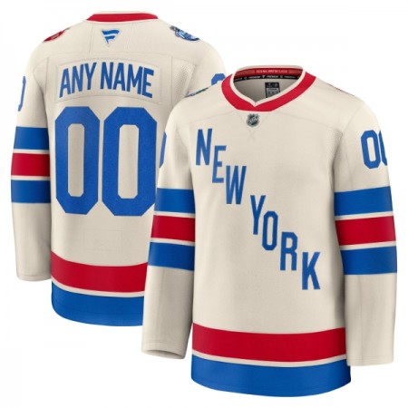 New York Rangers tröja Customized Fanatics Premium 2025-26 Vit Winter Classic - NHL Tröjor Herr