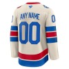 New York Rangers tröja Customized Fanatics Premium 2025-26 Vit Winter Classic - NHL Tröjor Herr