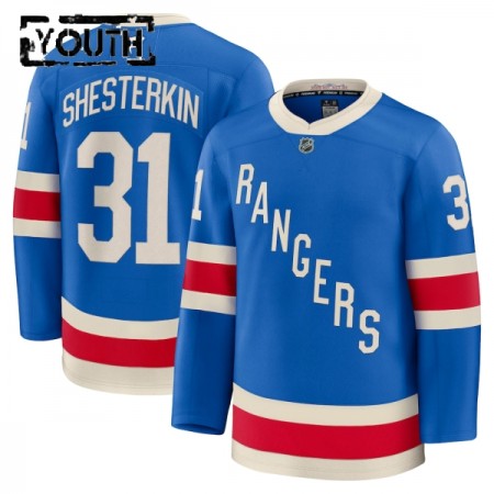 New York Rangers tröja Fanatics Centennial Premium Igor Shesterkin 2025-26 Blå - NHL Tröjor Barn New York Rangers tröja Fanatics Centennial Premium Igor Shesterkin 2025-26 Blå - NHL Tröjor Barn