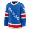 New York Rangers tröja Fanatics Centennial Premium Igor Shesterkin 2025-26 Blå - NHL Tröjor Herr