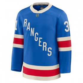New York Rangers tröja Fanatics Centennial Premium Igor Shesterkin 2025-26 Blå - NHL Tröjor Herr