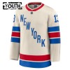 New York Rangers tröja Fanatics Premium Alexis Lafreniere 2025-26 Vit Winter Classic - NHL Tröjor Barn