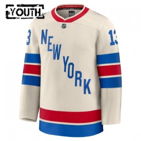 New York Rangers tröja Fanatics Premium Alexis Lafreniere 2025-26 Vit Winter Classic - NHL Tröjor Barn