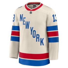 New York Rangers tröja Fanatics Premium Alexis Lafreniere 2025-26 Vit Winter Classic - NHL Tröjor Herr