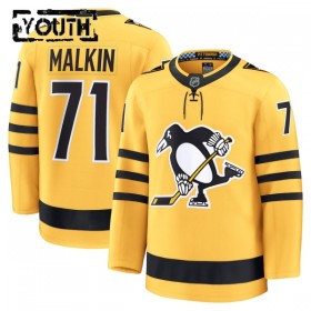 Pittsburgh Penguins tröja Fanatics Premium Evgeni Malkin 2025-26 Gold Tredje - NHL Tröjor Barn