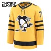 Pittsburgh Penguins tröja Fanatics Premium Evgeni Malkin 2025-26 Gold Tredje - NHL Tröjor Barn
