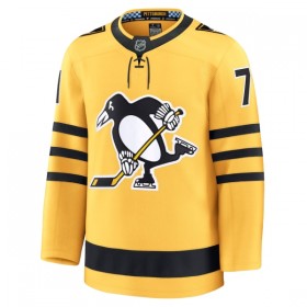 Pittsburgh Penguins tröja Fanatics Premium Evgeni Malkin 2025-26 Gold Tredje - NHL Tröjor Herr