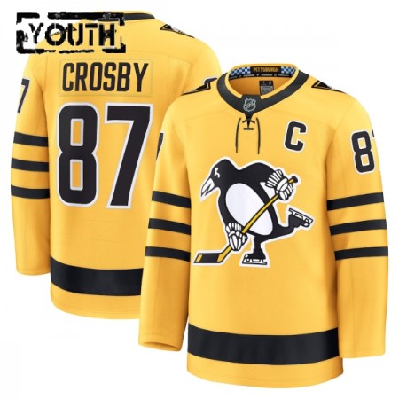Pittsburgh Penguins tröja Fanatics Premium Sidney Crosby 2025-26 Gold Tredje - NHL Tröjor Barn Pittsburgh Penguins tröja Fanatics Premium Sidney Crosby 2025-26 Gold Tredje - NHL Tröjor Barn