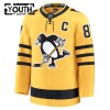 Pittsburgh Penguins tröja Fanatics Premium Sidney Crosby 2025-26 Gold Tredje - NHL Tröjor Barn