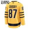 Pittsburgh Penguins tröja Fanatics Premium Sidney Crosby 2025-26 Gold Tredje - NHL Tröjor Barn